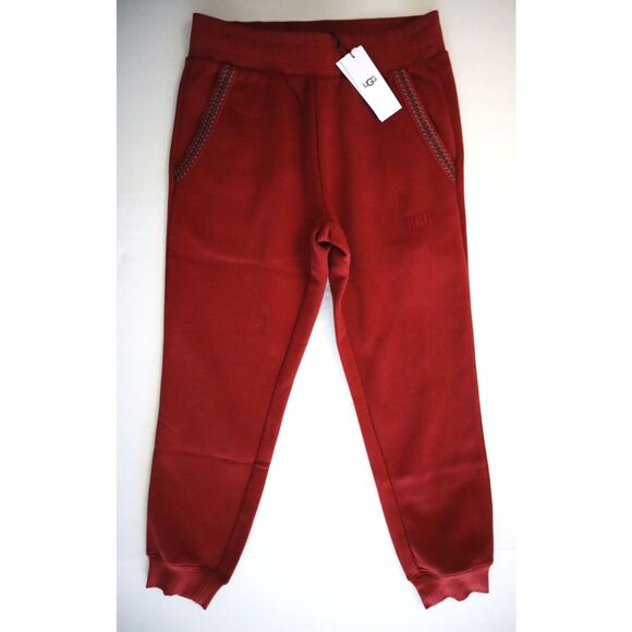 UGG 1151710 Men's Sz S Dark Cherry Red Tasman Jogger Pants - Picture 1 of 8